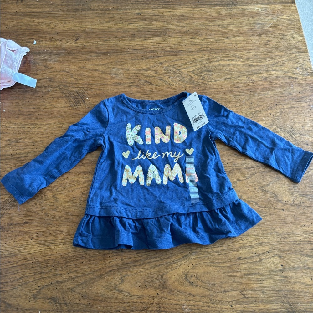 Carters Girl Long Sleeve Shirt